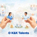 Professional network connected via portraits