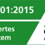 Logo of the ISO QM certificate of the GUTcert AFNOR Group