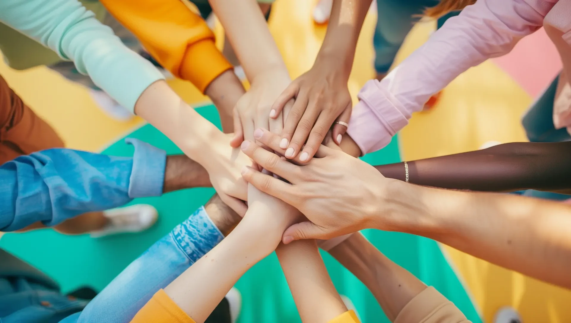 Farbenfrohe Hände von K&K Talenten